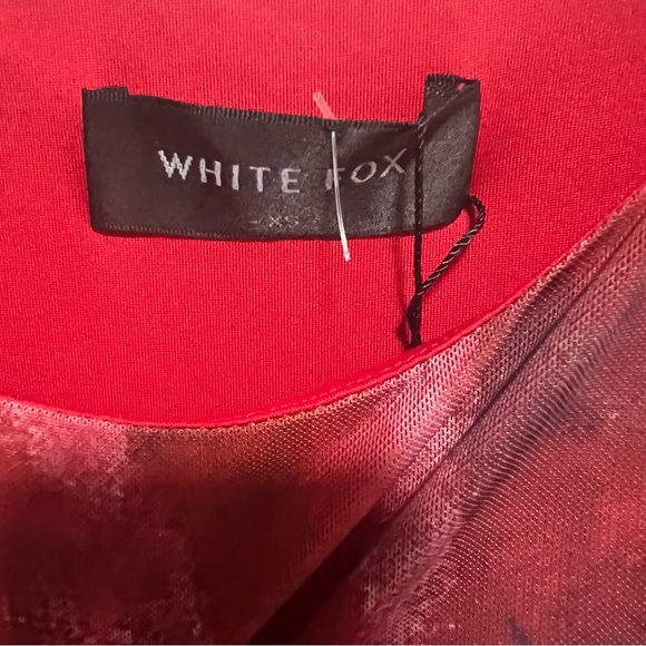 White Fox Boutique White Fox Midnight Affair Mini Dress Rosé Spritz Red - Picture 4 of 5